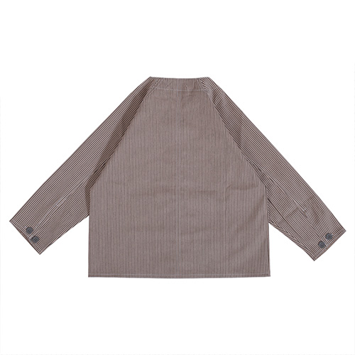 STRIPE NO COLLAR JACKET - Image 3